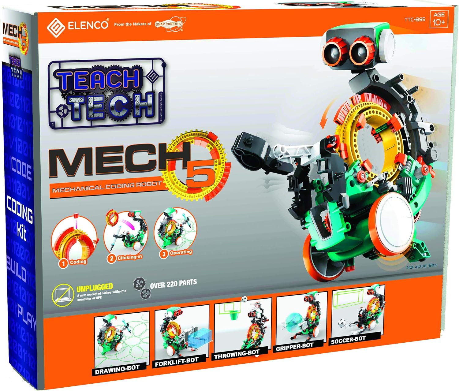 Elenco Teach Tech Mech-5 Robot Kit - Hình 2